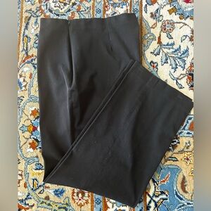 Nic + Zoe Black Straight Leg Dress Pants Size 14 Side Zipper